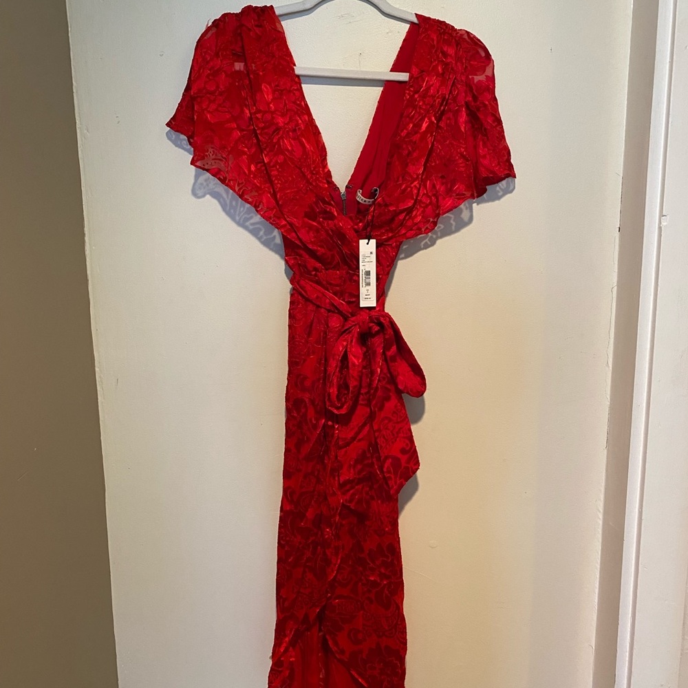Alice & Olivia Dress - Red Velvet